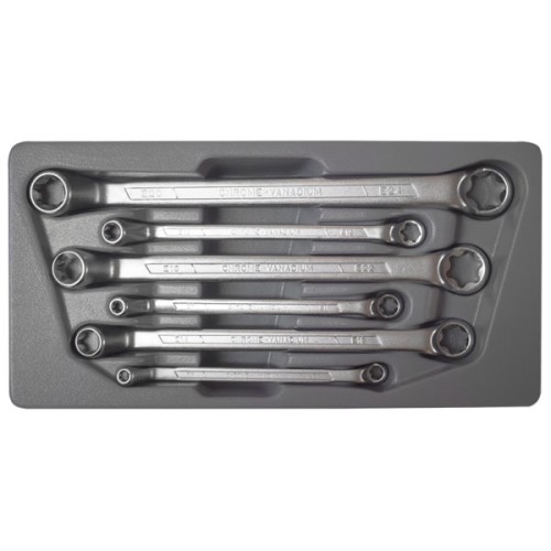 Force 6pc Offset Star Wrench Set