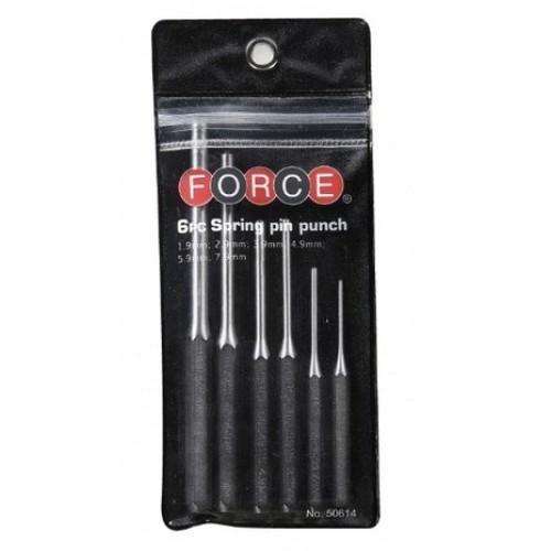 Force Spring pin punch set 6pc